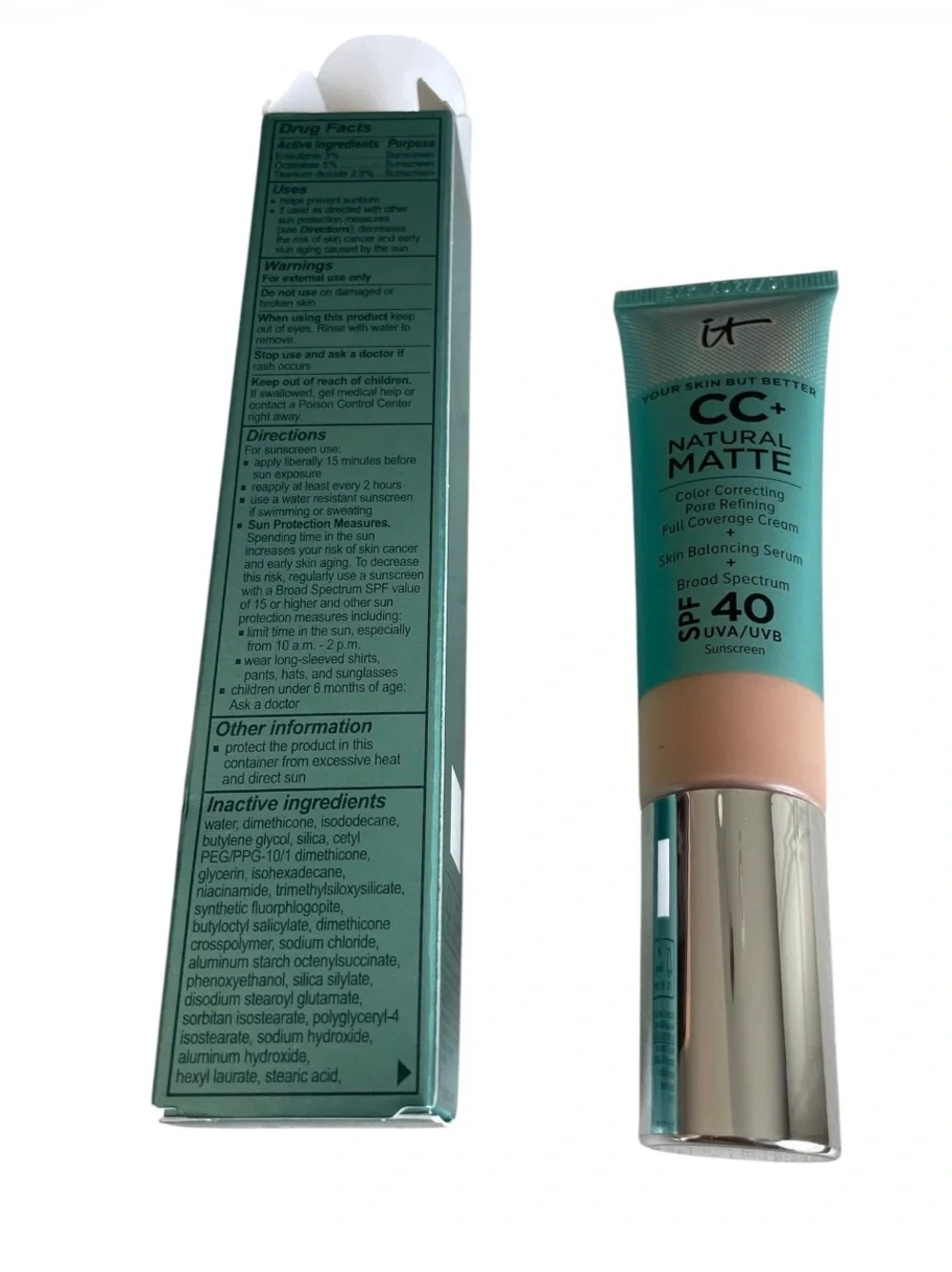 It Cosmetics LIGHT COOL Your Skin But Better 1.08 fl Oz CC+Natural Matte Cream